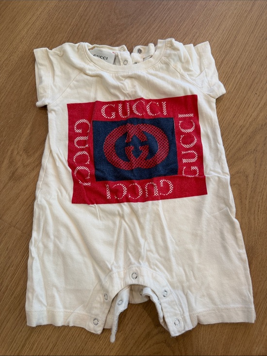 Gucci Other - Gucci White Baby One-Piece 3 months